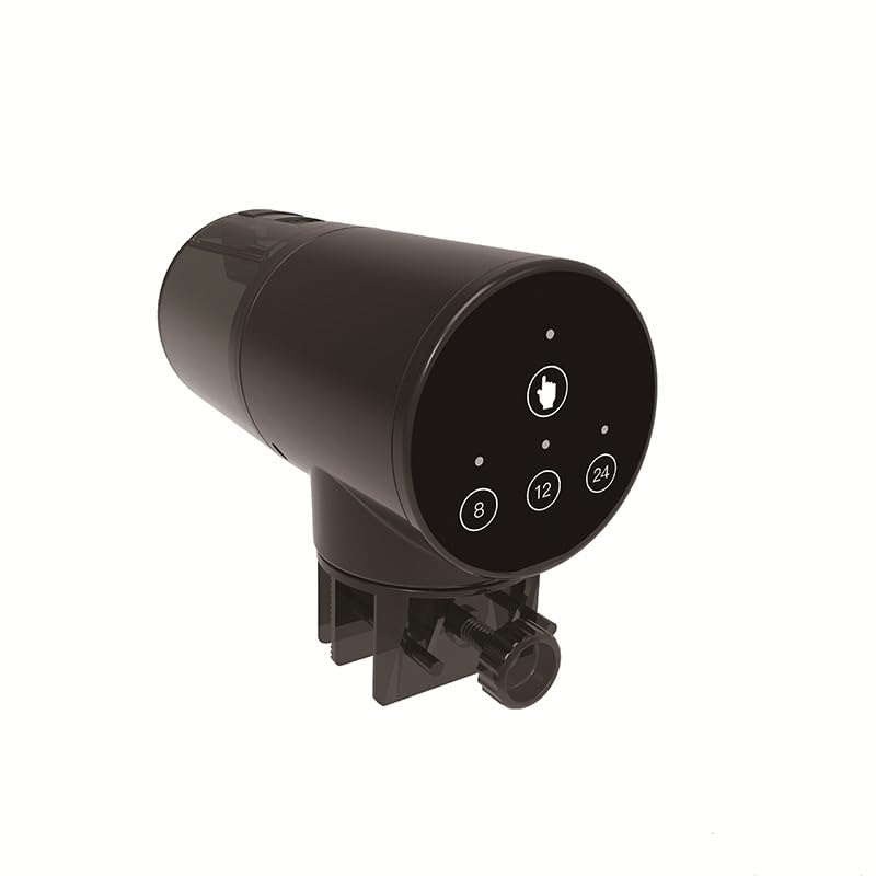 ZIBUYU Automatic Fish Feeder Dispenser for Aquarium: 200ML Large Capacity Auto Food Feed Dispensers Moisture Proof Fish Tank Feeding Timer for Vacation Holiday Week ZIBUYU Automatic Fish Feeder Dispenser for Aquarium: 200ML Large Capacity Auto Food Feed Dispensers Moisture Proof Fish Tank Feeding Timer for Vacation Holiday Week